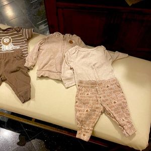 3 Baby sets for a baby boy 0-3 months